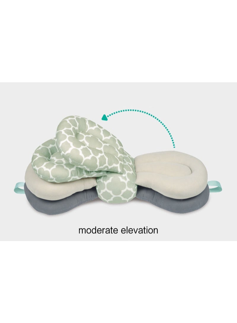 Nursing Pillow for Breastfeeding and Bottles, Ideal for Feeding Newborns 0-5 Months, 100% Cotton, Adjustable Support Cushion for Parent Use, Mom - Image 4